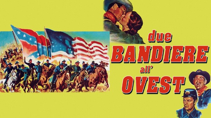 locandina Due bandiere all'ovest
