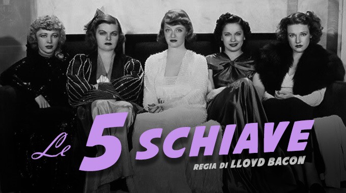locandina Le cinque schiave