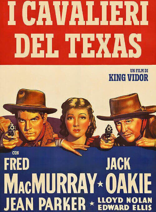 locandina I cavalieri del Texas