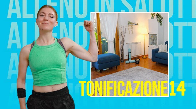 Mi alleno in salotto 2: Tonificazione 14 cover